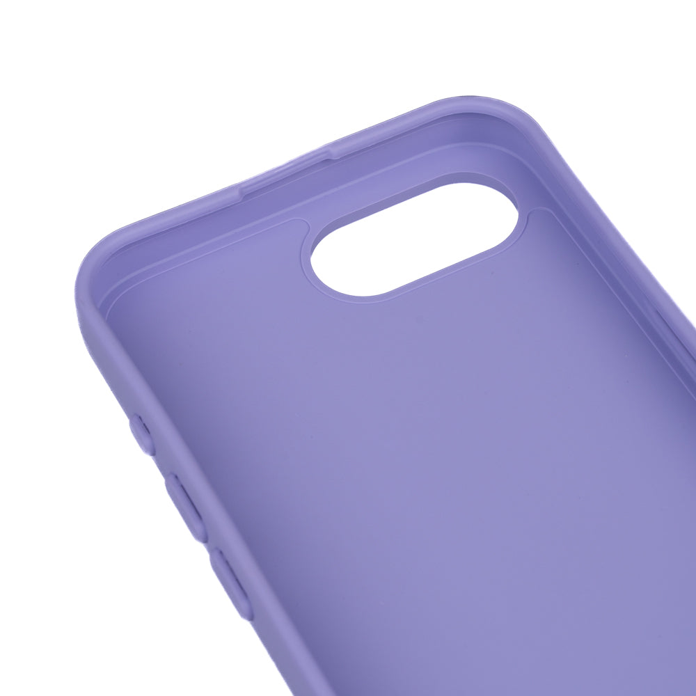Apple iPhone 16E Case Zore Piping Silicone Navy Blue
