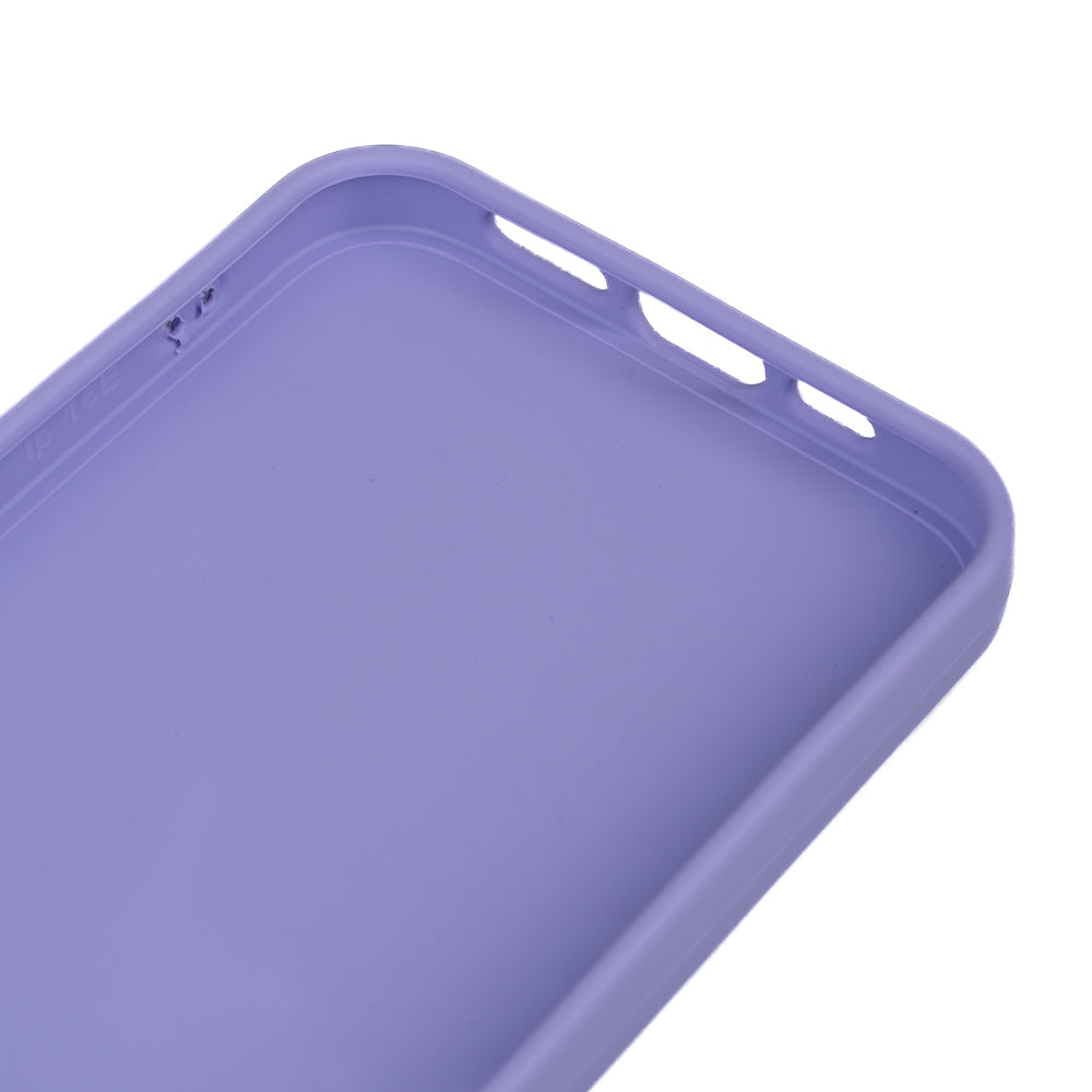 Apple iPhone 16E Case Zore Piping Silicone Navy Blue