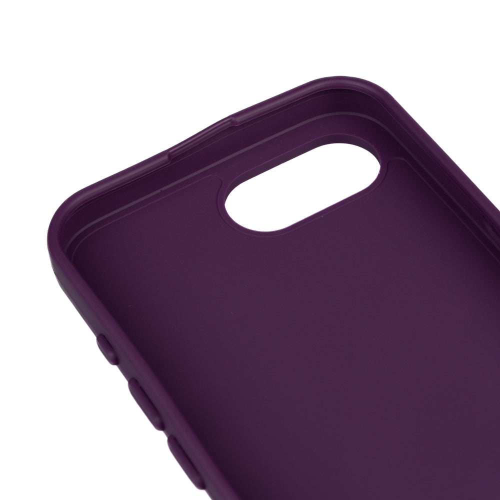 Apple iPhone 16E Case Zore Piping Silicone Navy Blue