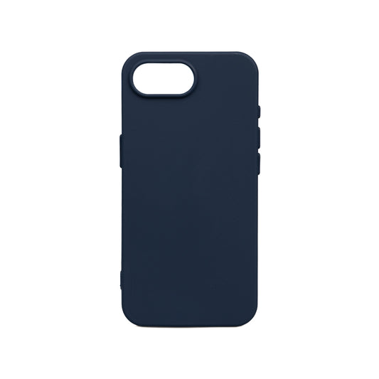 Apple iPhone 16E Case Zore Piping Silicone Navy Blue
