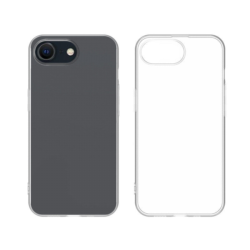 Apple iPhone 16E Case Zore Super Silicone Cover Transparent