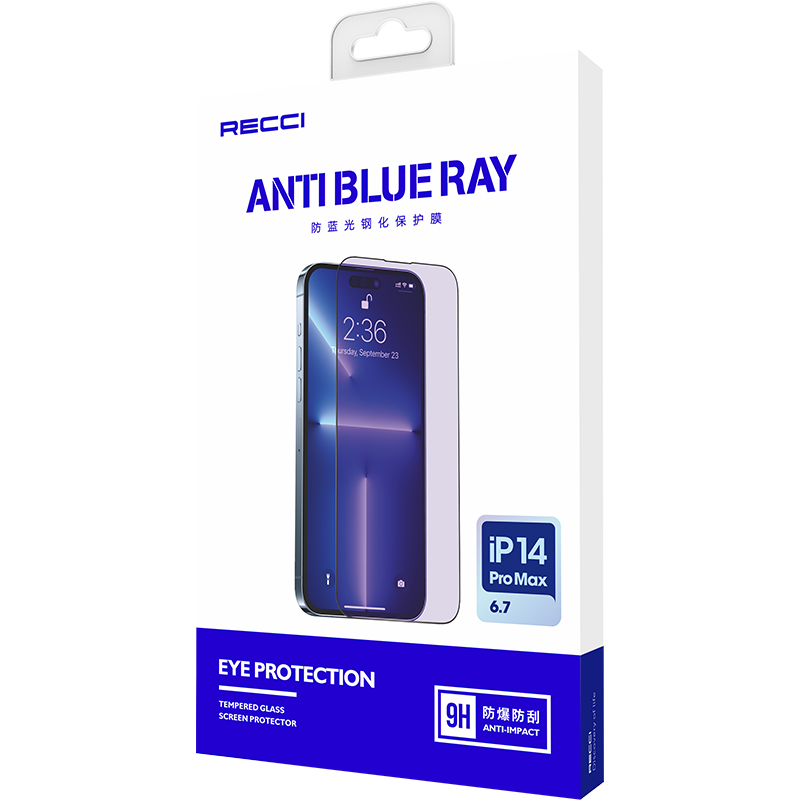 Apple iPhone 16E Recci Anti-Blue Light Glass Screen Protector Colorless 