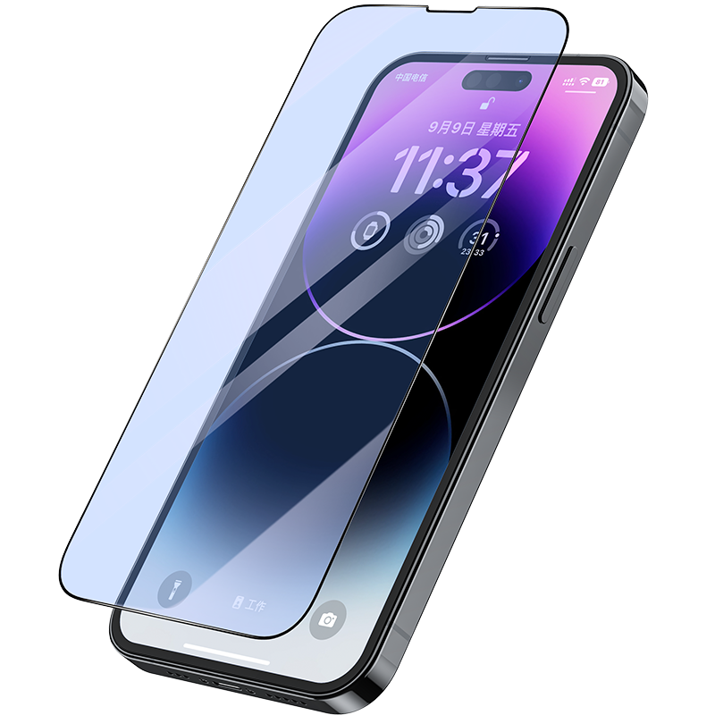 Apple iPhone 16E Recci Anti-Blue Light Glass Screen Protector Colorless 