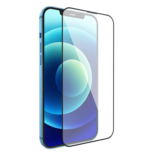 Apple iPhone 16E Wiwu CZ-003 Hydrophobic and Oleophobic Anti-Glare Glass Screen Protector with Blue Light Technology Black 