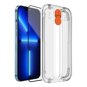 Apple iPhone 16E Wiwu Easy Install iVista Super Hardness Screen Protector Black 