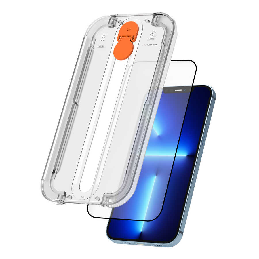 Apple iPhone 16E Wiwu Easy Install iVista Super Hardness Screen Protector Black 