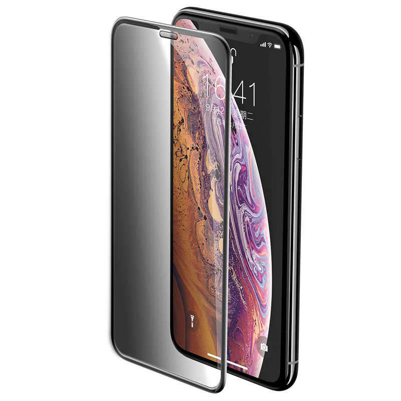 Apple iPhone 16E Zore Anti-Dust Privacy Tempered Screen Protector Black