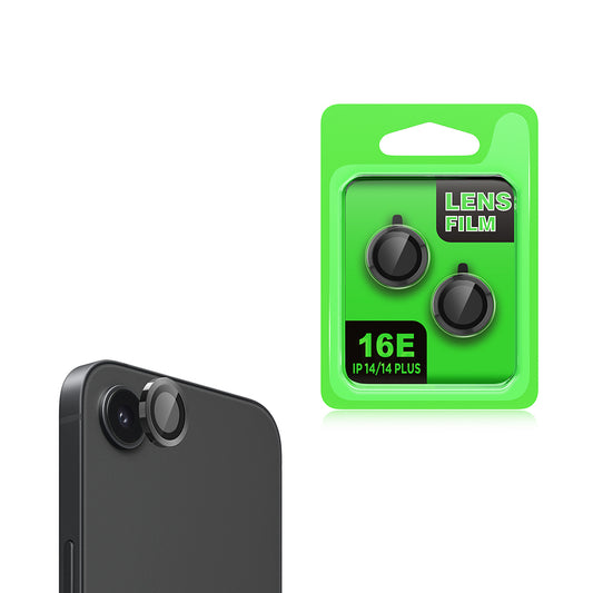 Apple iPhone 16E Zore CL-07 Camera Lens Protector Black