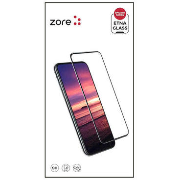 Apple iPhone 16E Zore Etnaa Glass Screen Protector Black 