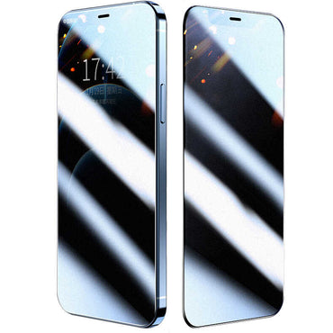 Apple iPhone 16E Zore Fit Hard Matte Privacy Glass Screen Protector Black 