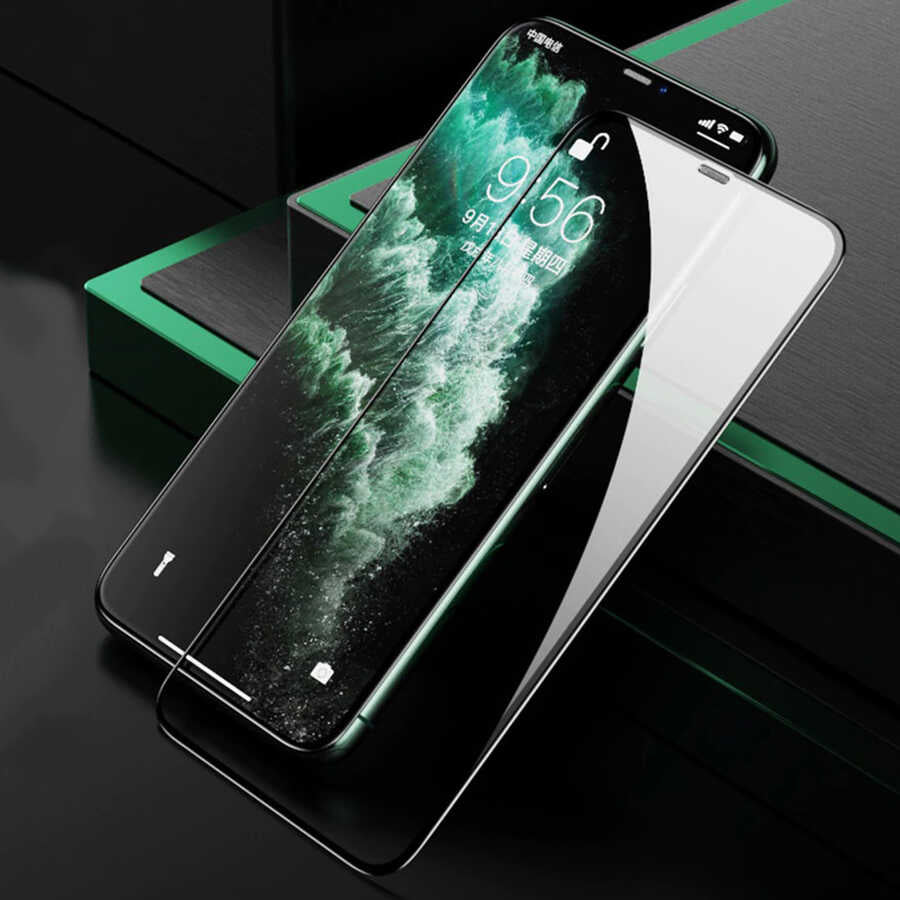 Apple iPhone 16E Zore Rio Glass Cam Ekran Koruyucu Siyah