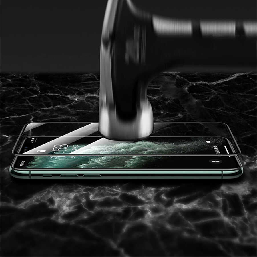 Apple iPhone 16E Zore Rio Glass Cam Ekran Koruyucu Siyah
