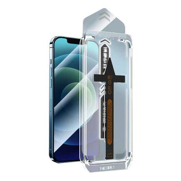 Apple iPhone 16E Zore Super Fast Anti-Dust Tempered Glass Screen Protector Clear 