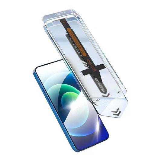 Apple iPhone 16E Zore Super Fast Anti-Dust Tempered Glass Screen Protector Clear 