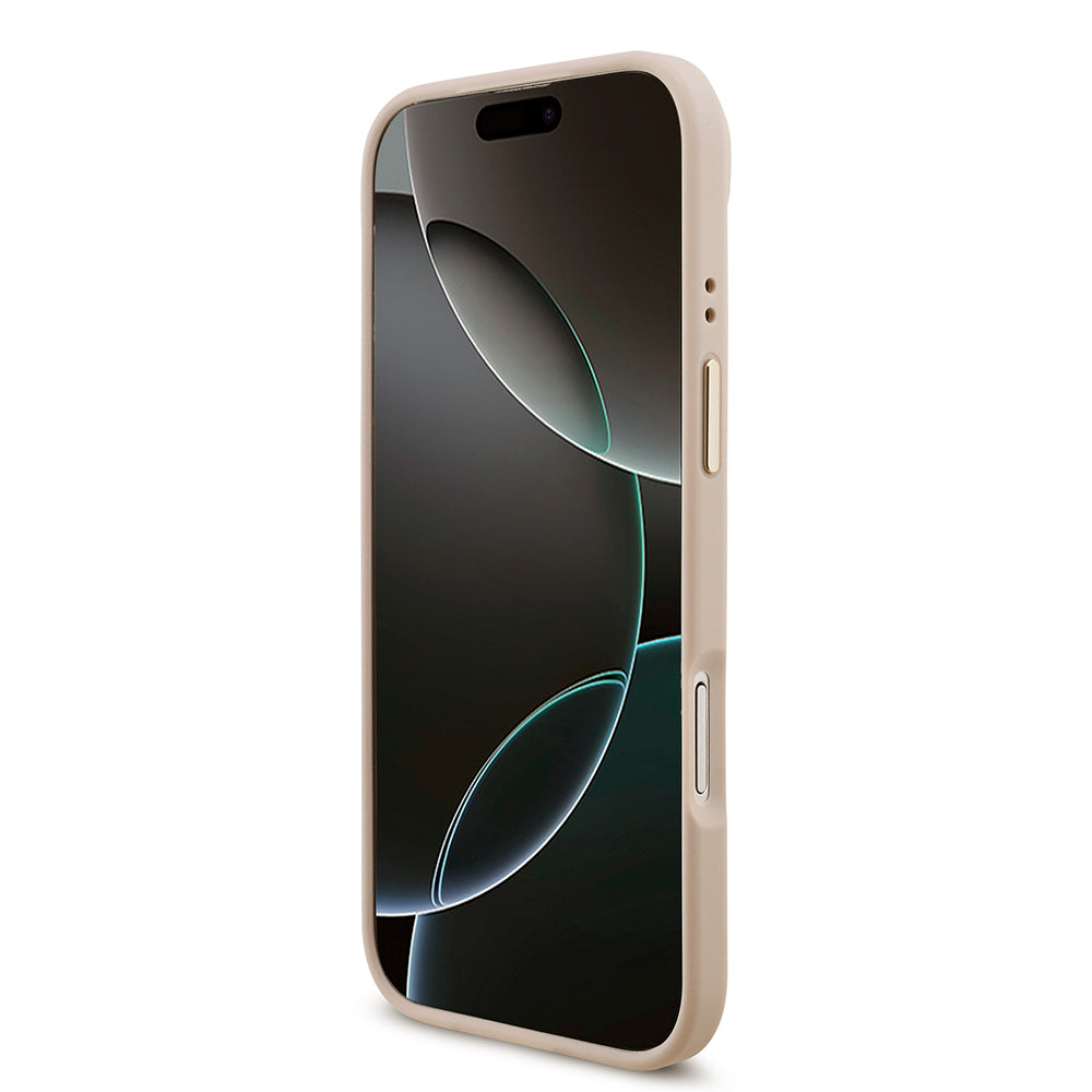 Apple iPhone 17 Air Kılıf Guess Orjinal Lisanslı 4G Büyük Metal Logolu Kalın Askılı Kapak Siyah