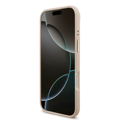 Apple iPhone 17 Air Kılıf Guess Orjinal Lisanslı 4G Büyük Metal Logolu Kalın Askılı Kapak Siyah
