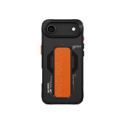 Apple iPhone 17 Air Case M-Safe Charging Feature Airbag Design Stand Skinarma Haxa Cover Smoke 