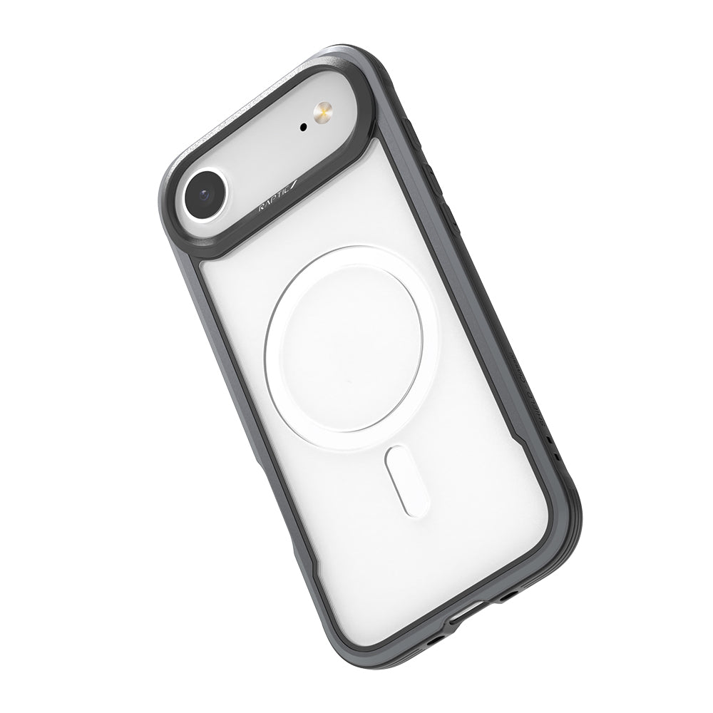 Apple iPhone 17 Air Kılıf M-safe Şarj Özellikli Airbagli Raptic Shield Serisi Şeffaf Arka Yüzey Kapak Colorful