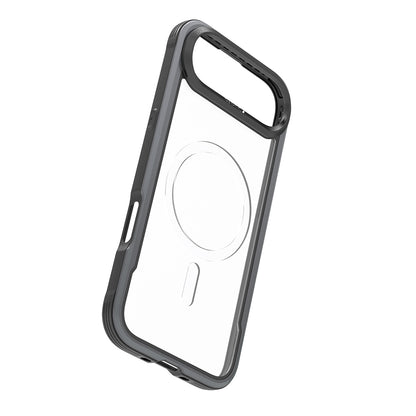 Apple iPhone 17 Air Kılıf M-safe Şarj Özellikli Airbagli Raptic Shield Serisi Şeffaf Arka Yüzey Kapak Colorful