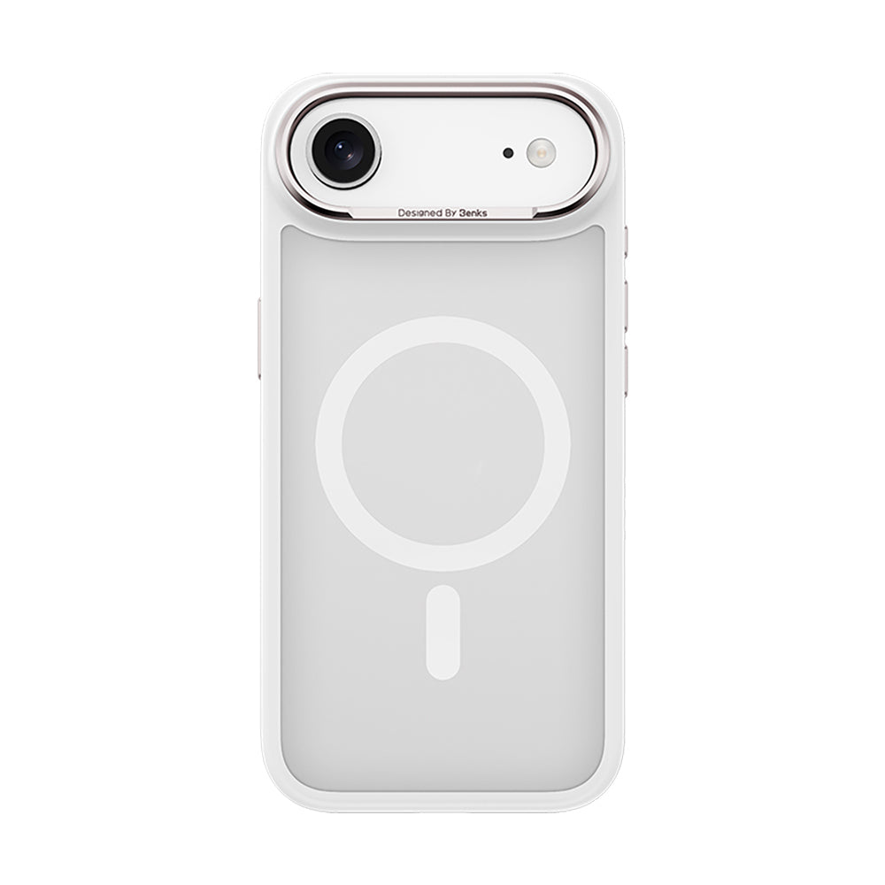 Apple iPhone 17 Air Kılıf M-safe Şarj Özellikli Benks Mist Protective Kapak Beyaz