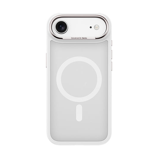 Apple iPhone 17 Air Kılıf M-safe Şarj Özellikli Benks Mist Protective Kapak Beyaz
