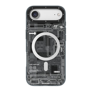 Apple iPhone 17 Air Kılıf M-safe Şarj Özellikli Kamera Denetim Butonlu Youngkit Technology Serisi Kapak