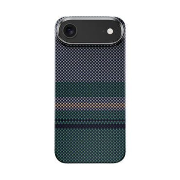 Apple iPhone 17 Air Kılıf M-safe Şarj Özellikli Karbon Fiber Tasarımlı Benks Aurora ArmorAir Kevlar Kapak Siyah