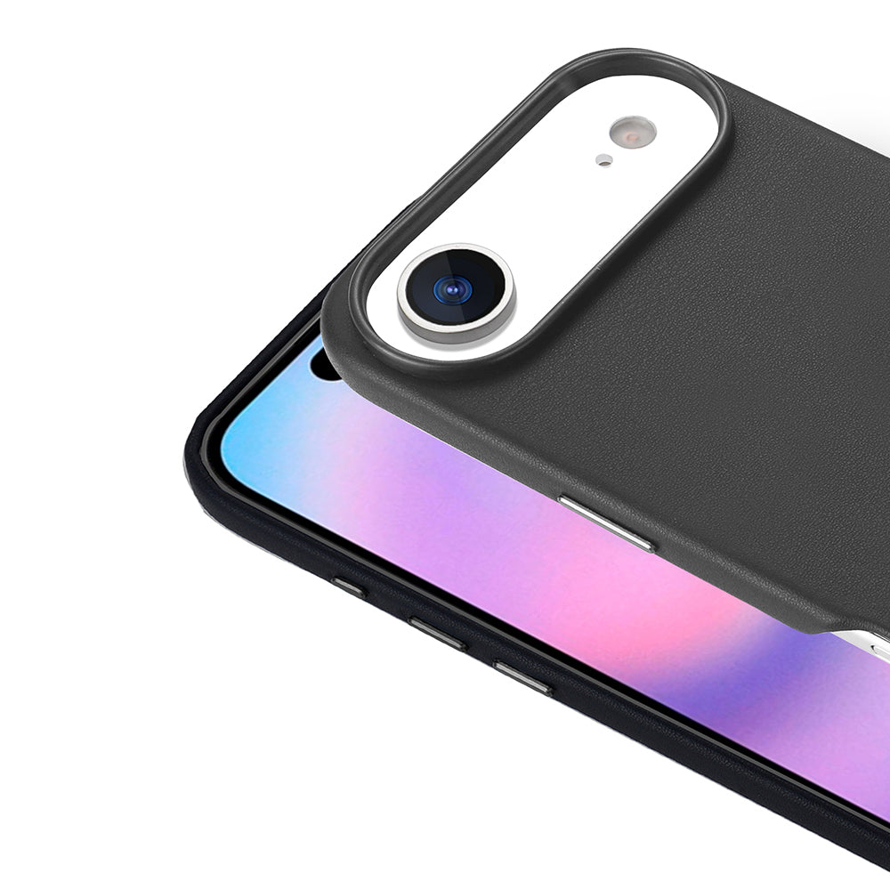 Apple iPhone 17 Air Case with M-safe Charging Function, PU Leather Look Zore Cupra Cover Purple