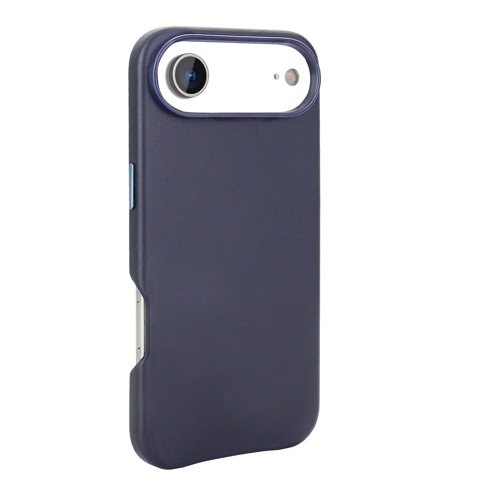 Apple iPhone 17 Air Case with M-safe Charging Function, PU Leather Look Zore Cupra Cover Purple