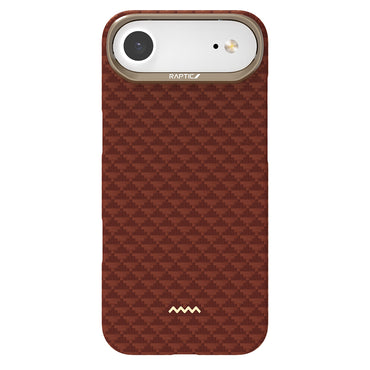 Apple iPhone 17 Air Kılıf M-safe Şarj Özellikli Raptic Aramid Skin Origin Serisi Kapak Lacivert
