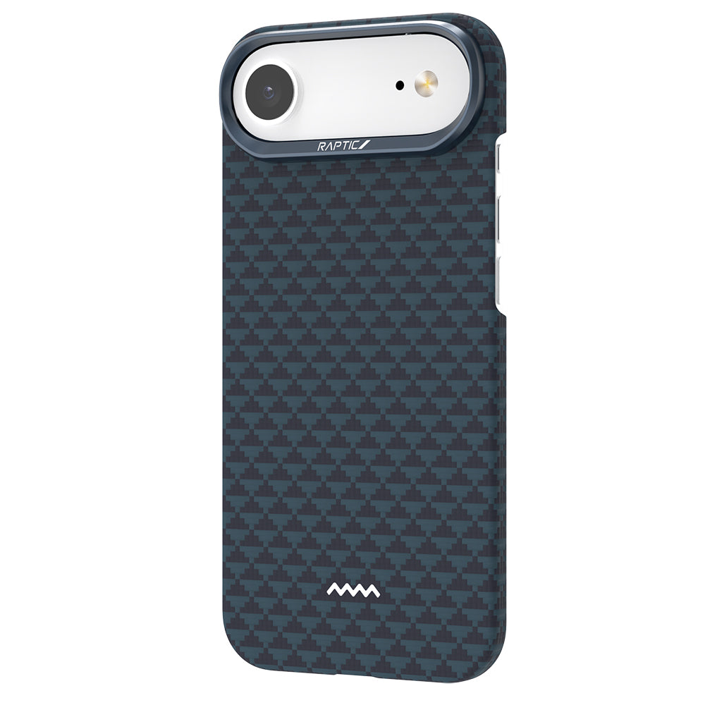 Apple iPhone 17 Air Kılıf M-safe Şarj Özellikli Raptic Aramid Skin Origin Serisi Kapak Kahverengi