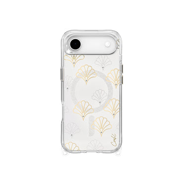 Apple iPhone 17 Air Case M-safe Charging Feature Transparent Patterned Back Surface Coehl Maree Cover Silver 