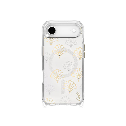 Apple iPhone 17 Air Case M-safe Charging Feature Transparent Patterned Back Surface Coehl Maree Cover Silver 