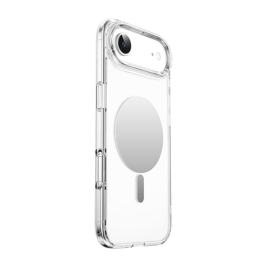 Apple iPhone 17 Air Kılıf M-safe Şarj Özellikli Wiwu MCC-701 Aynalı Pro Serisi Sert PC Kapak Şeffaf