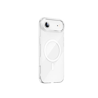 Apple iPhone 17 Air Kılıf M-safe Şarj Özellikli Wiwu YXK-207 Invisible Pro Sert PC Kapak Şeffaf