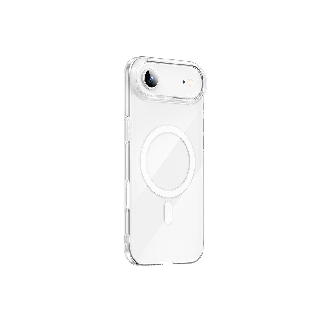 Apple iPhone 17 Air Case M-safe Charging Feature Wiwu YXK-207 Invisible Pro Hard PC Cover Transparent