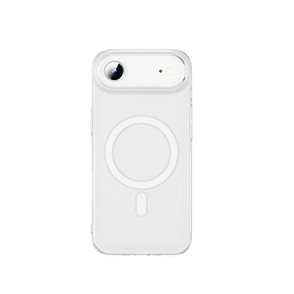 Apple iPhone 17 Air Kılıf M-safe Şarj Özellikli Wiwu YXK-207 Invisible Pro Sert PC Kapak Şeffaf