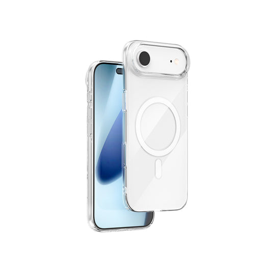 Apple iPhone 17 Air Case M-safe Charging Feature Wiwu YXK-207 Invisible Pro Hard PC Cover Transparent
