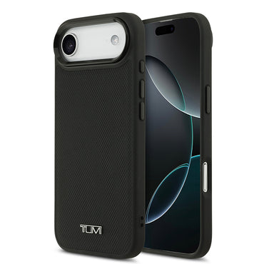 Apple iPhone 17 Air Kılıf TUMI M-safe Şarj Özellikli Deri Noktalı Dizayn Kapak