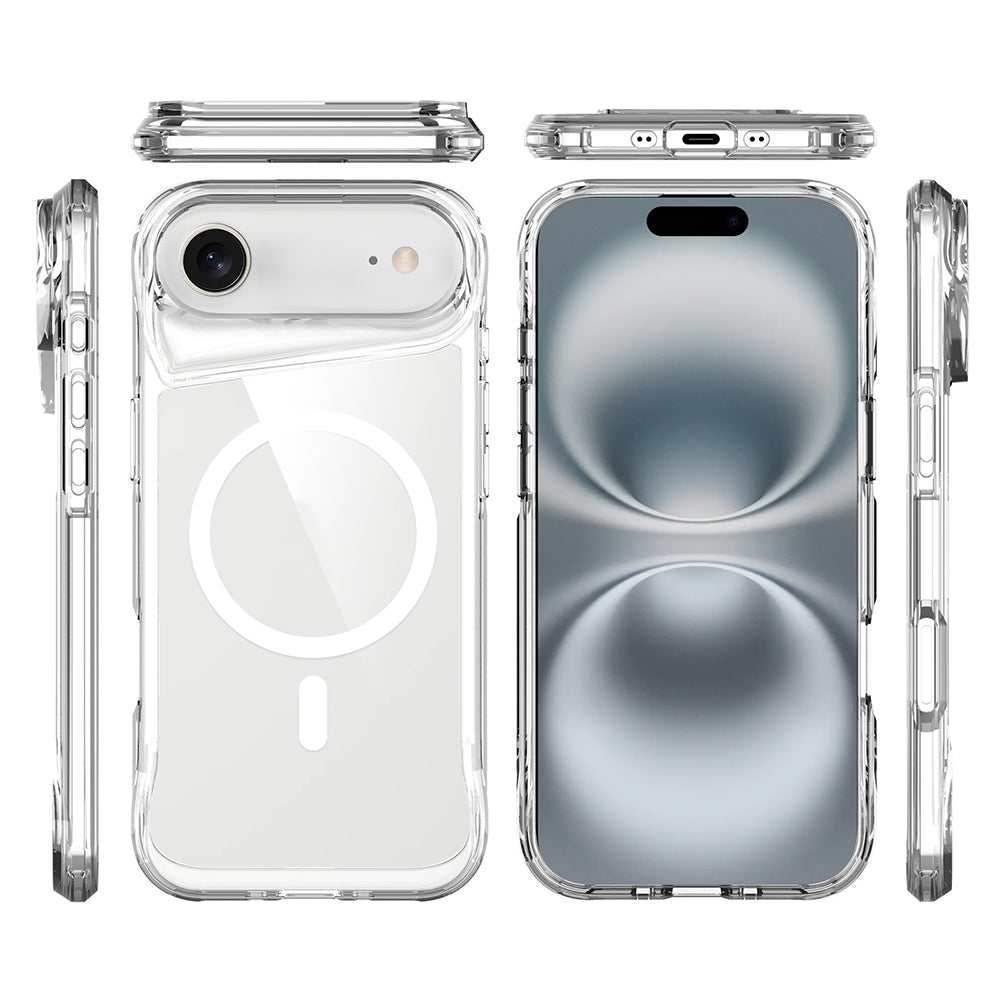 Apple iPhone 17 Air Case Zore M-safe Charging Feature T-Max M-safe Cover Transparent