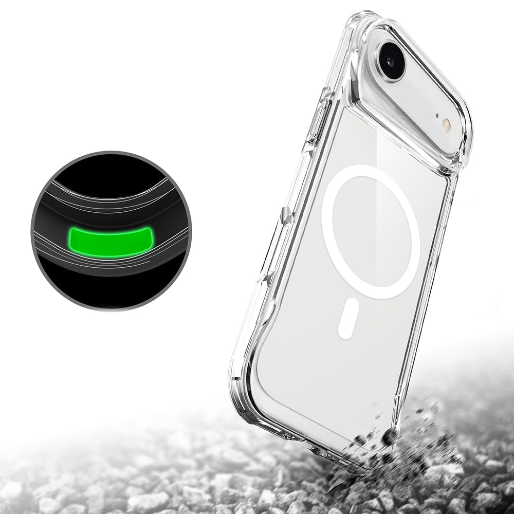 Apple iPhone 17 Air Case Zore M-safe Charging Feature T-Max M-safe Cover Transparent