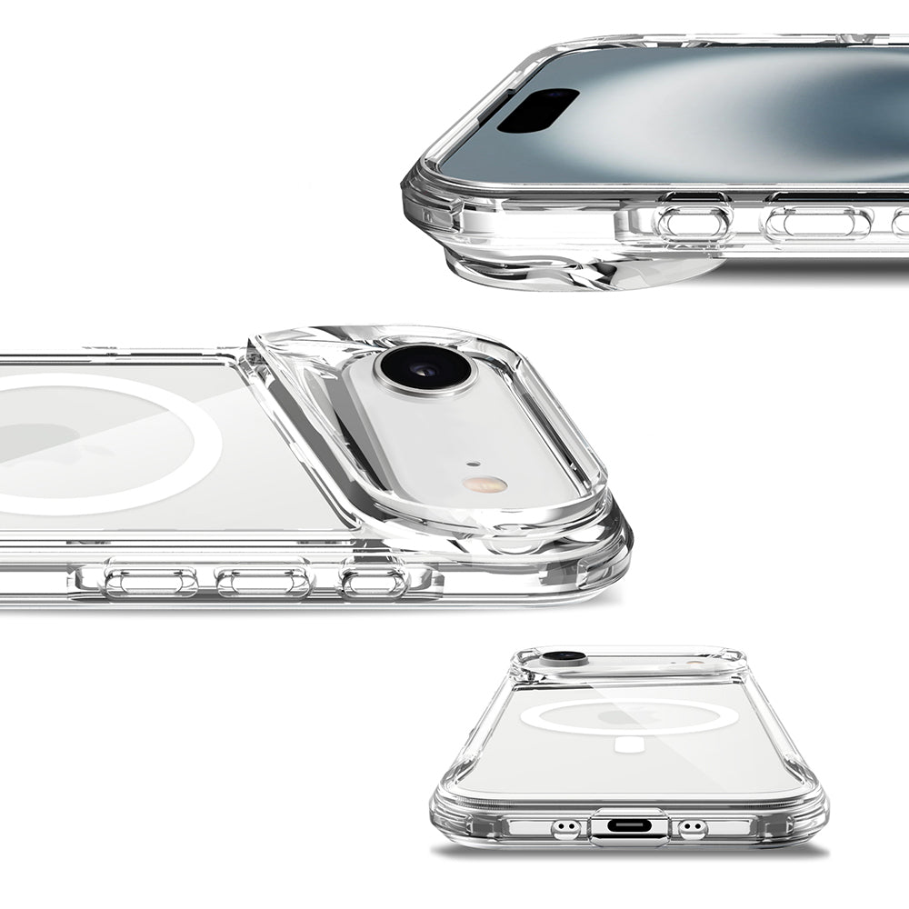 Apple iPhone 17 Air Case Zore M-safe Charging Feature T-Max M-safe Cover Transparent