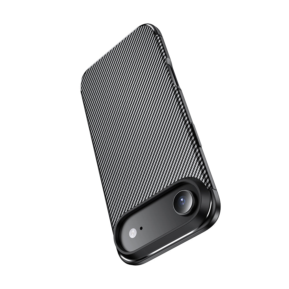 Apple iPhone 17 Air Case Zore Negro Silicone Cover Black