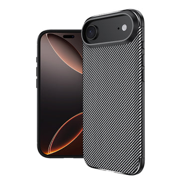 Apple iPhone 17 Air Case Zore Negro Silicone Cover Black