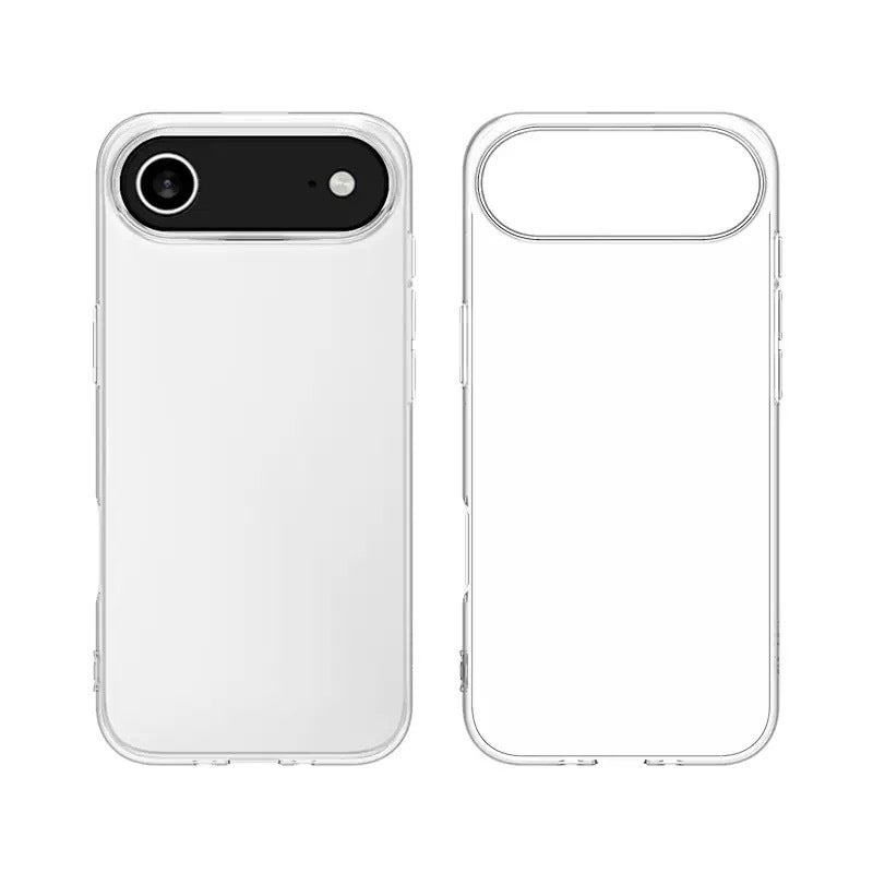 Apple iPhone 17 Air Case Zore Super Silicone Cover Transparent