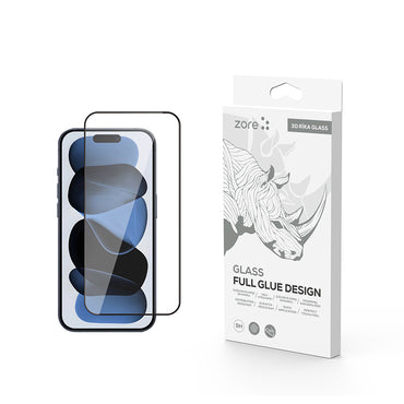 Apple iPhone 17 Air Zore Rika Premium Tempered Glass Screen Protector Transparent 