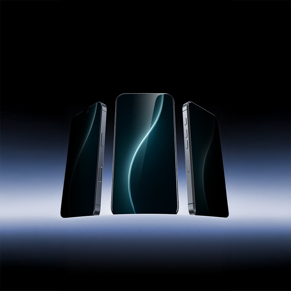 Apple iPhone 17 Benks Glass Warrior Privacy HD Cam Ekran Koruyucu + Kolay Uygulama Aparatlı Siyah