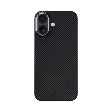 Apple iPhone 17 Kılıf Benks M-safe Şarj Özellikli Metal Kamera Çerçeveli Magnetik ArmorAir 600D Kevlar Fiber Kapak Siyah