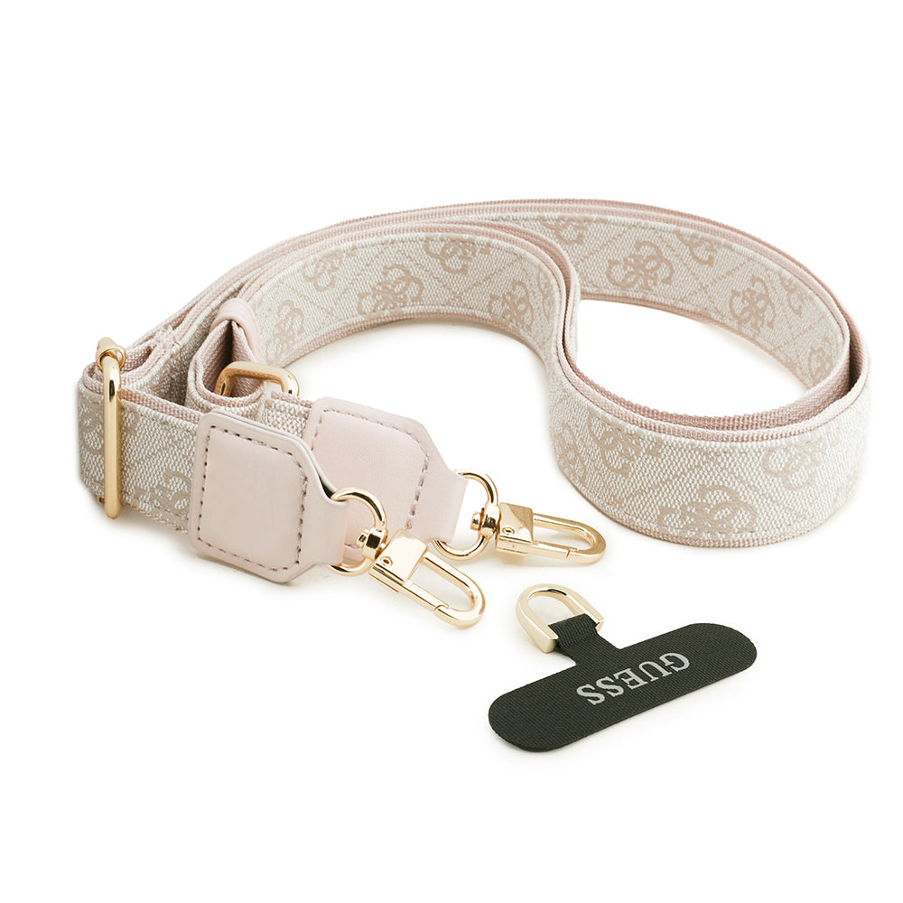 Apple iPhone 17 Kılıf Guess Orjinal Lisanslı 4G Büyük Metal Logolu Kalın Askılı Kapak Siyah