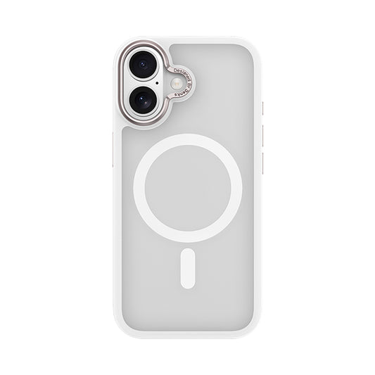 Apple iPhone 17 Kılıf M-safe Şarj Özellikli Benks Mist Protective Kapak Beyaz